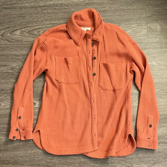 Madewell Tops - Madewell Women's Rust Button-Down Shirt